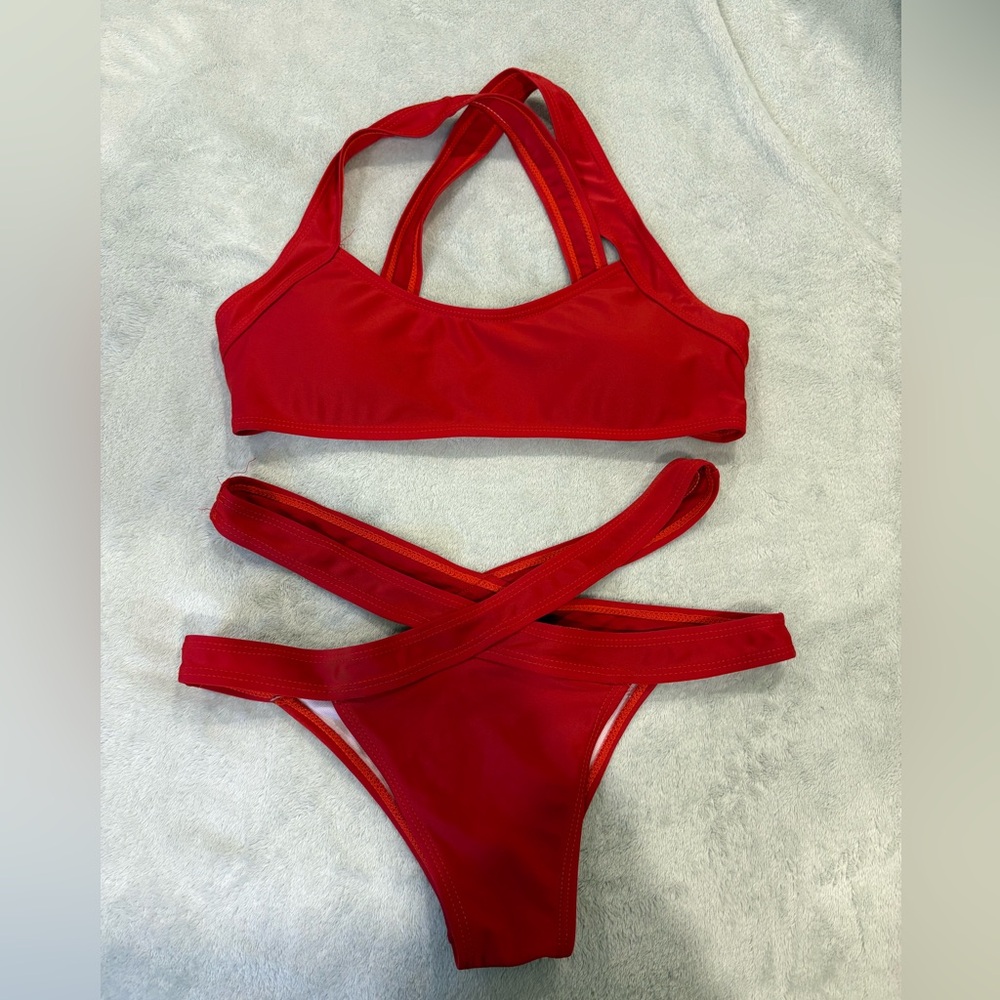 ROMWE CROSS BIKINI